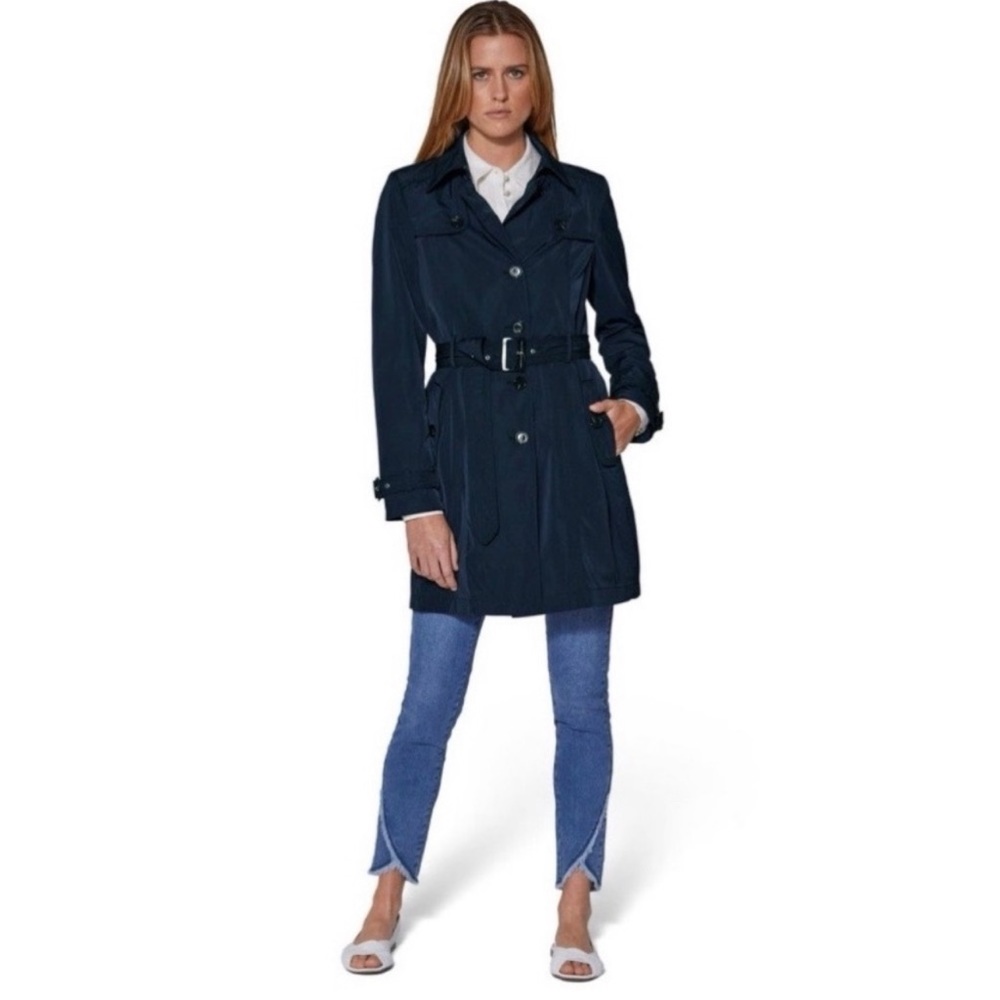 MOTIVI Navy Blue Long Sleeve Coat 12